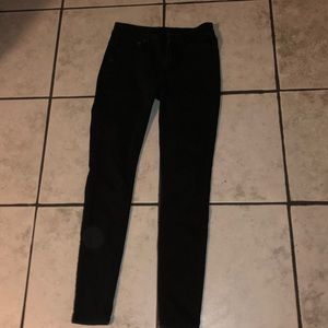 Black Plain Skinny Jeans